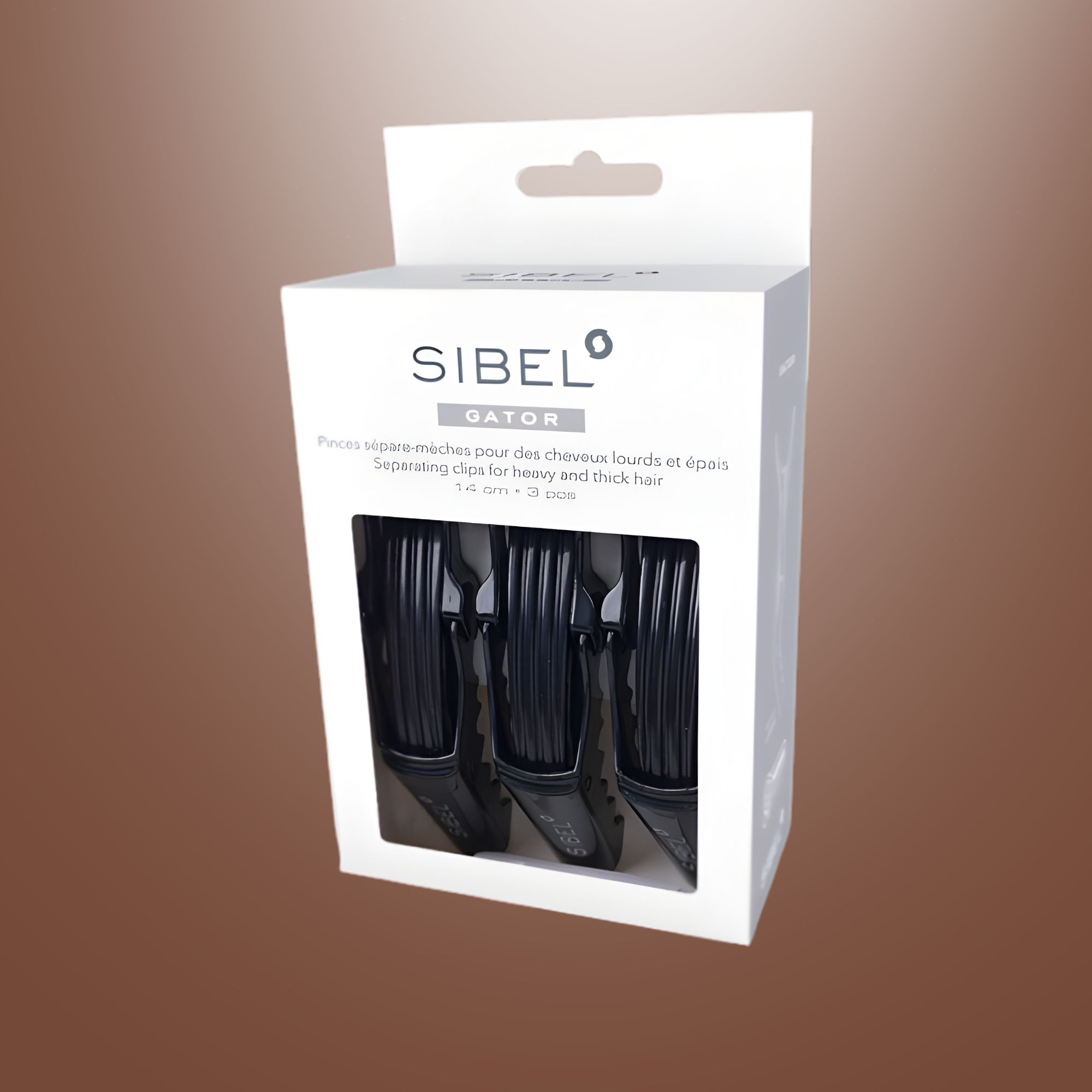 les pinces alligator noires